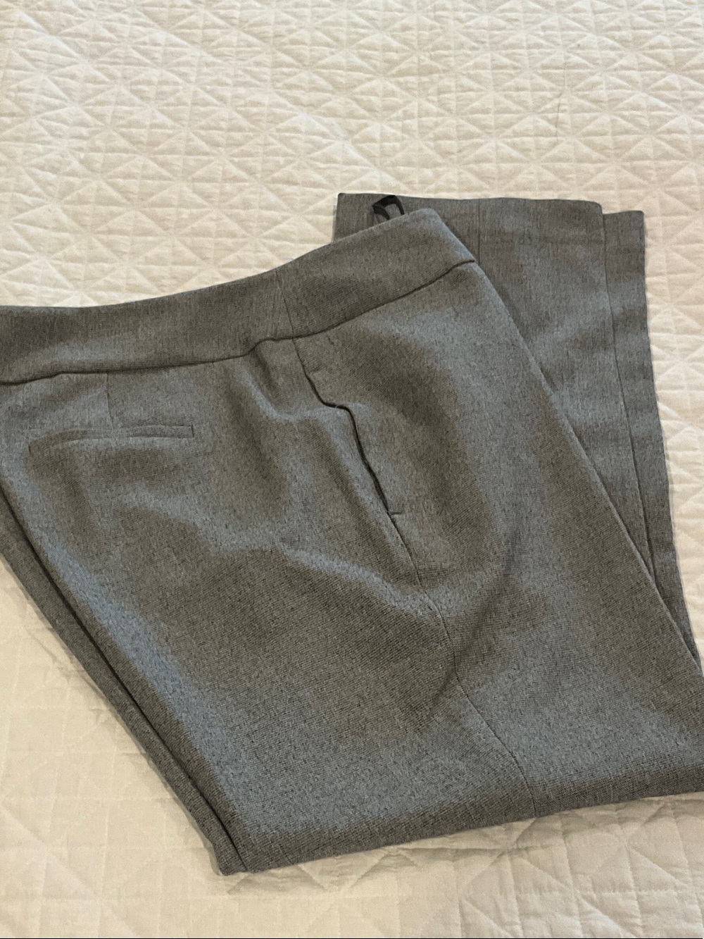 Kasper Gray Tailored Dress Pants